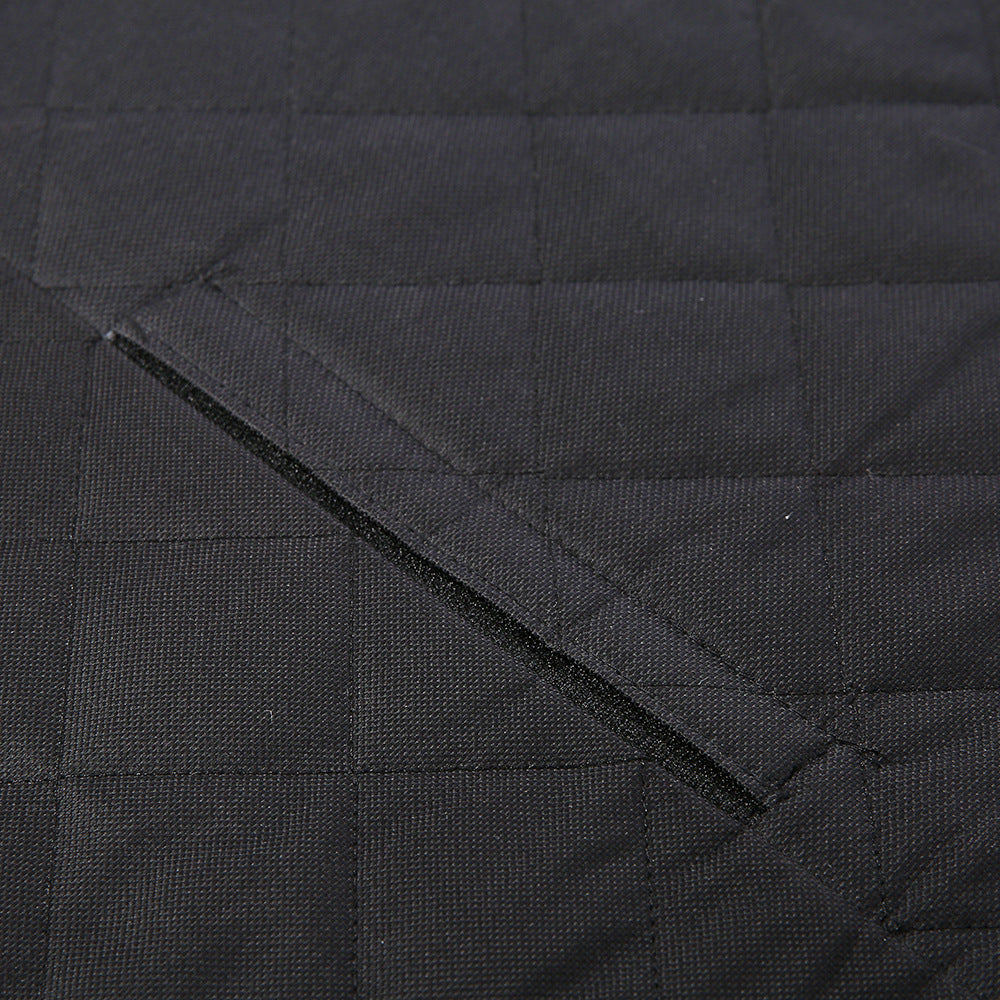 Dog Car Seat Cover with Mesh Window Zipper and Pocket