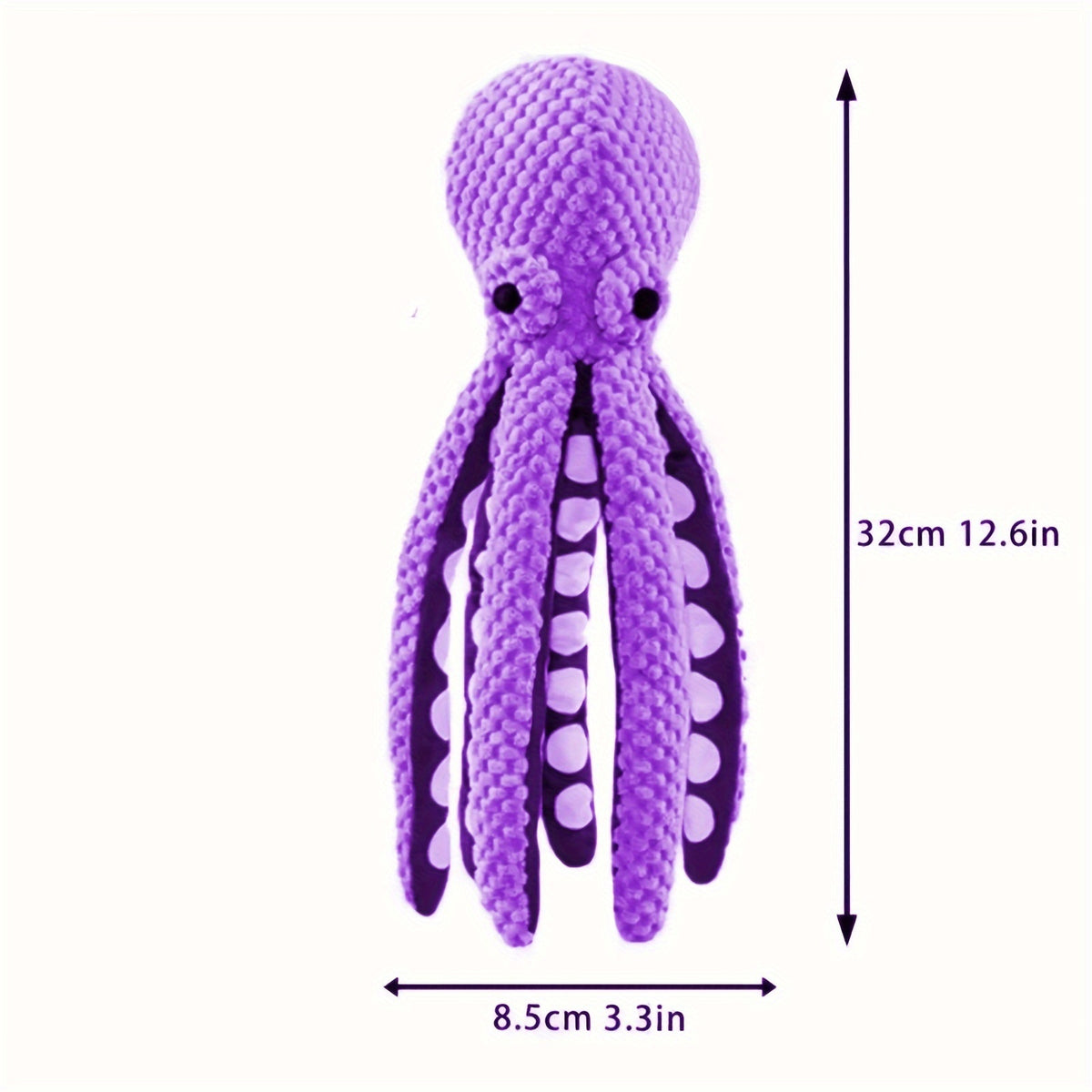 Six Clawed Fish Plush Squeaking Toy
