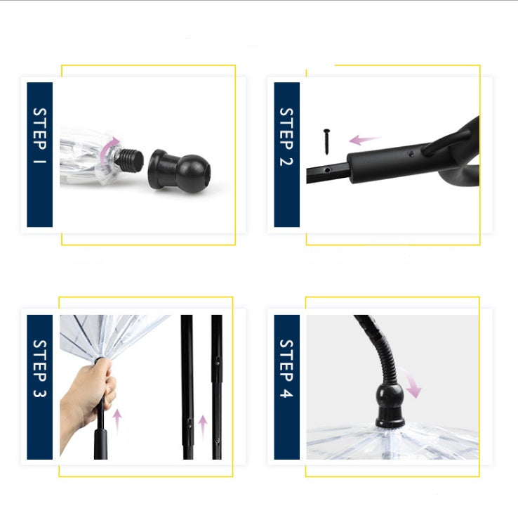 Adjustable Pet C Type Umbrella