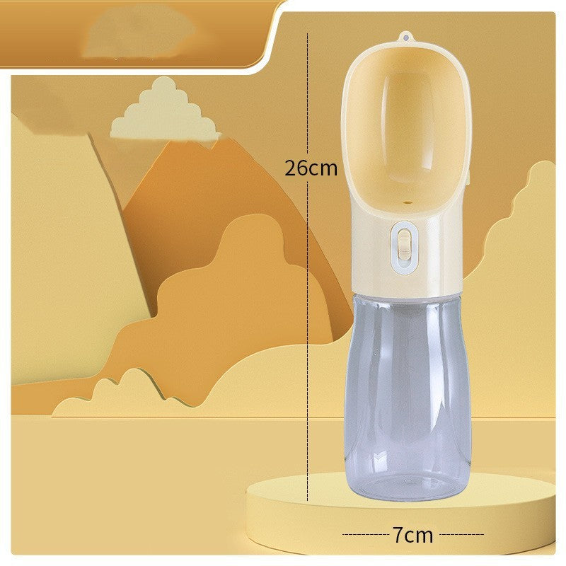 Portable Dog Water Bottle and Feeder Bowl for Travel
