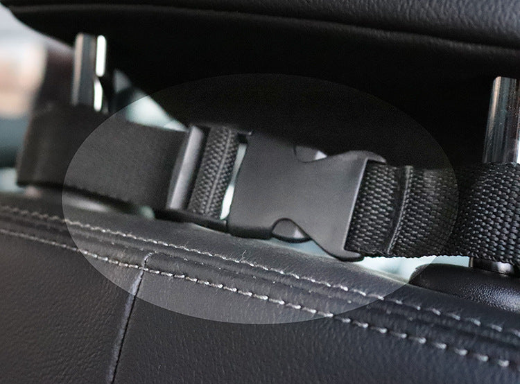 Dog Car Seat Cover with Mesh Window Zipper and Pocket