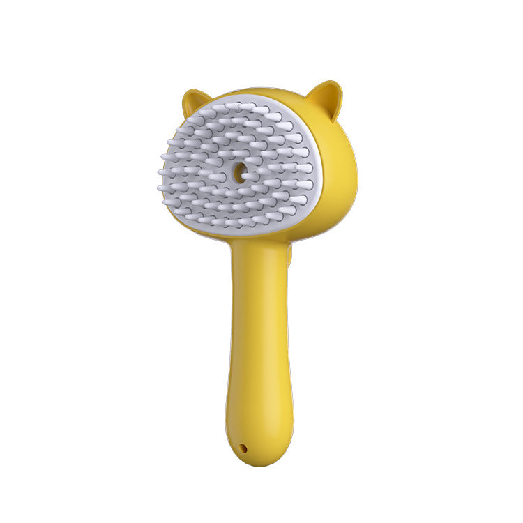 Rechargeable Grooming Brush With Mist
