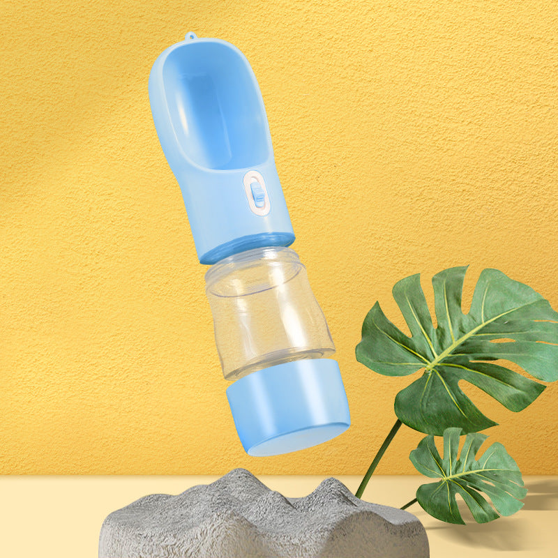 Portable Dog Water Bottle and Feeder Bowl for Travel