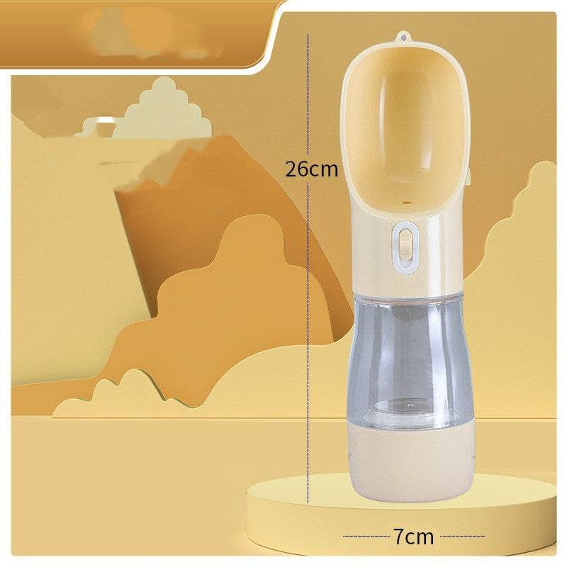 Portable Dog Water Bottle and Feeder Bowl for Travel