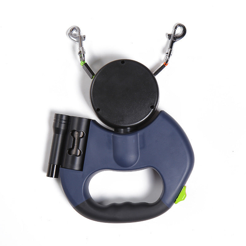 360 Swivel Retractable Dog Leash with LED Light