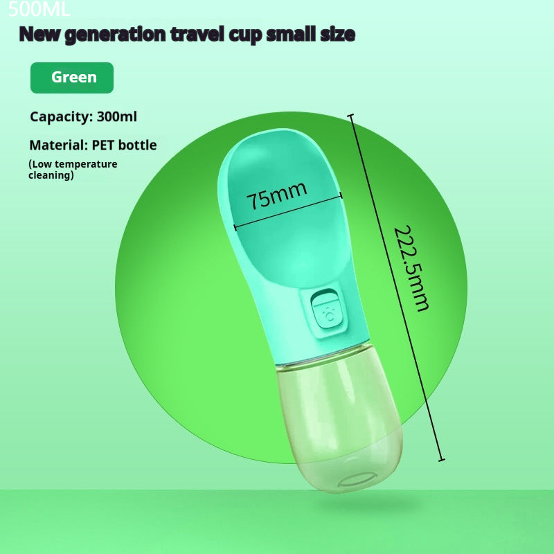 Portable Dog Water Bottle and Feeder Bowl for Travel