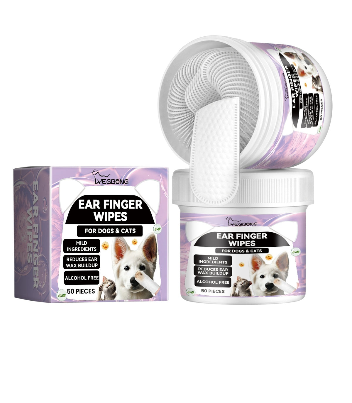 Pet Eye Cleaning Wipes for Dogs and Cats