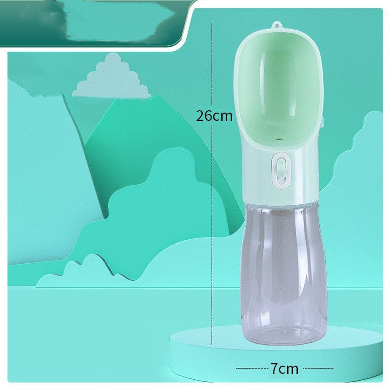 Portable Dog Water Bottle and Feeder Bowl for Travel