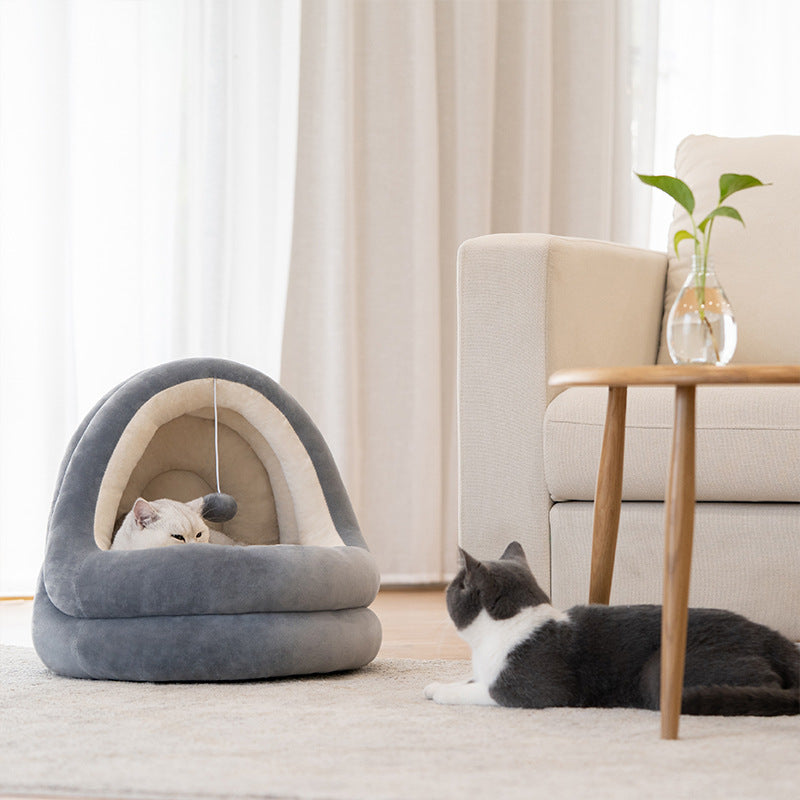 Pet House Bed for Cats and Small Dogs