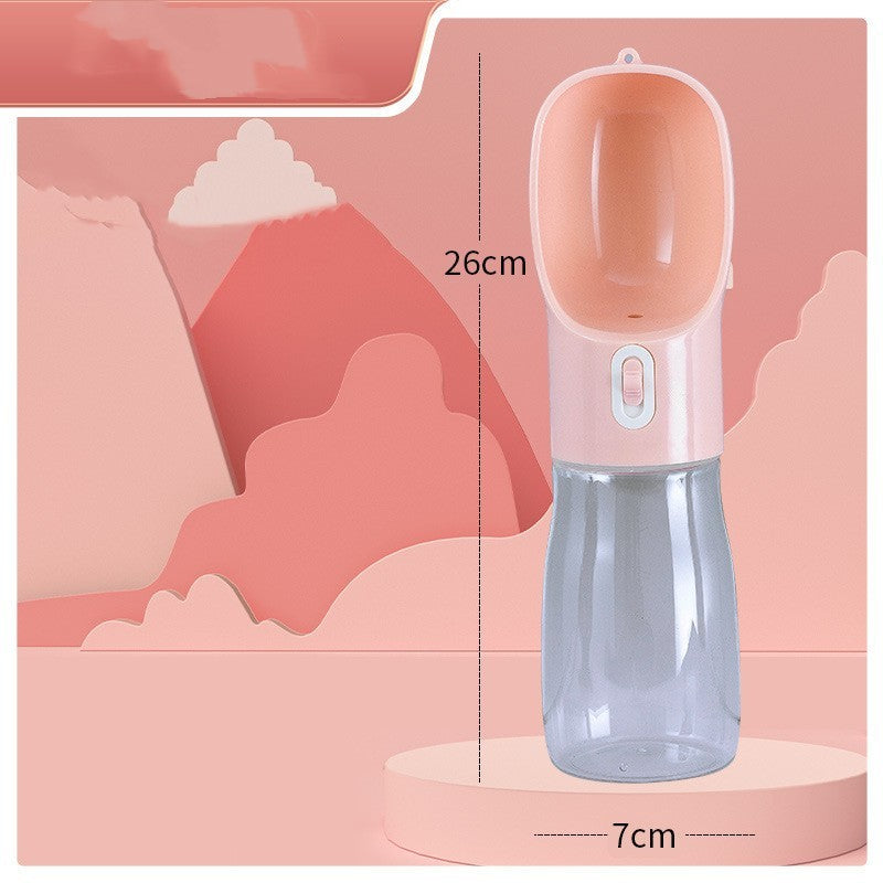 Portable Dog Water Bottle and Feeder Bowl for Travel