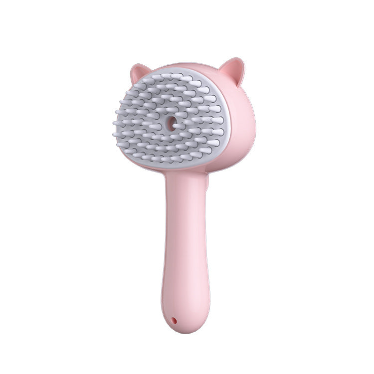 Rechargeable Grooming Brush With Mist