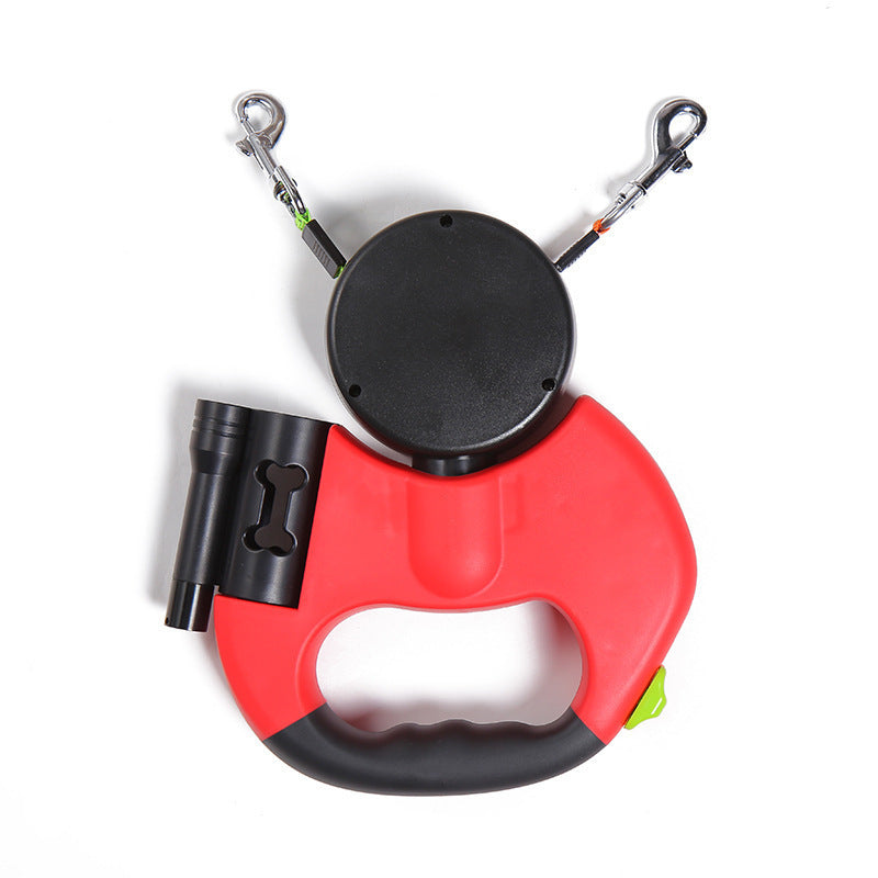 360 Swivel Retractable Dog Leash with LED Light